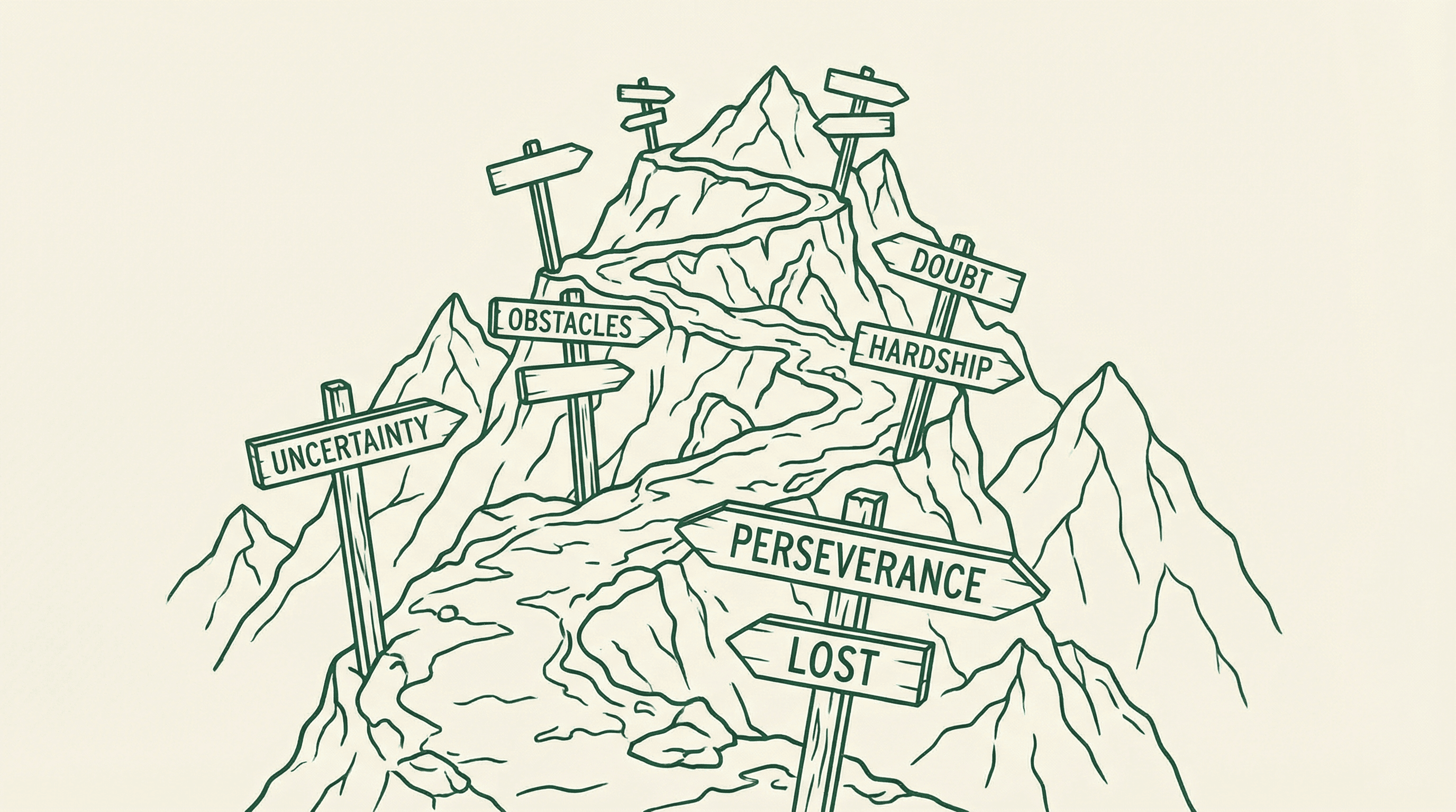 The Cultural Mountain – a winding path with signposts